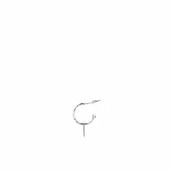 Tiny By Lott. Zilveren Oorbel One Piece Initial