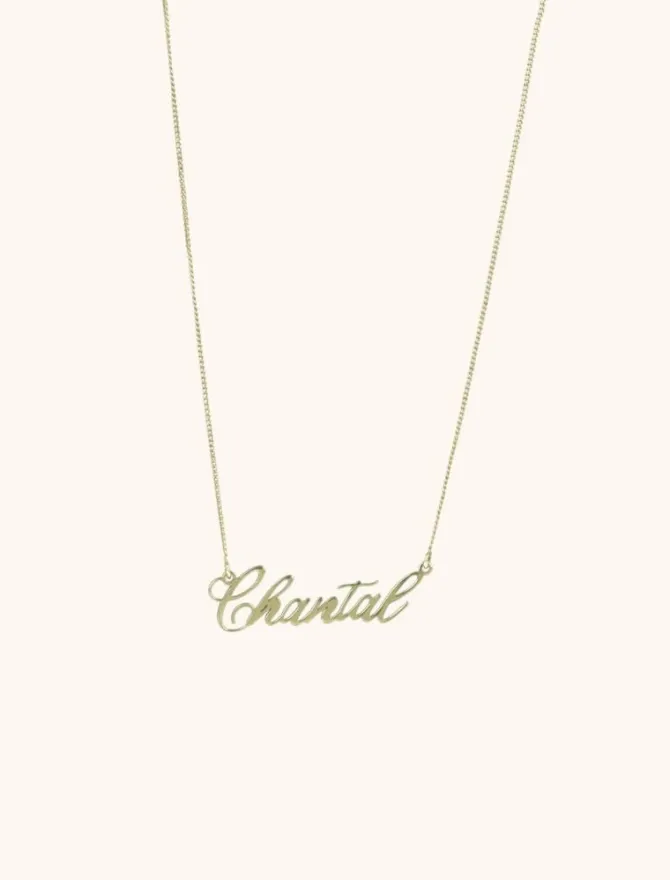 Vintage Naam Ketting 5-7 Letters