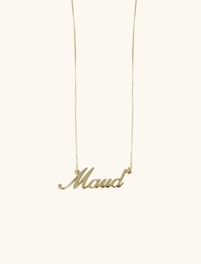 Vintage Naam Ketting 1-4 Letters