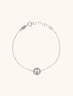 Zilveren Armband Initial Klein
