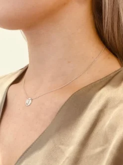 Zilveren Ketting Initial Klein