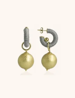 Zilveren Oorbellen Lulu Creool Xs Bal