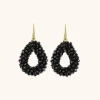 Zwarte Oorbellen Berry Glassberry Druppel Xs